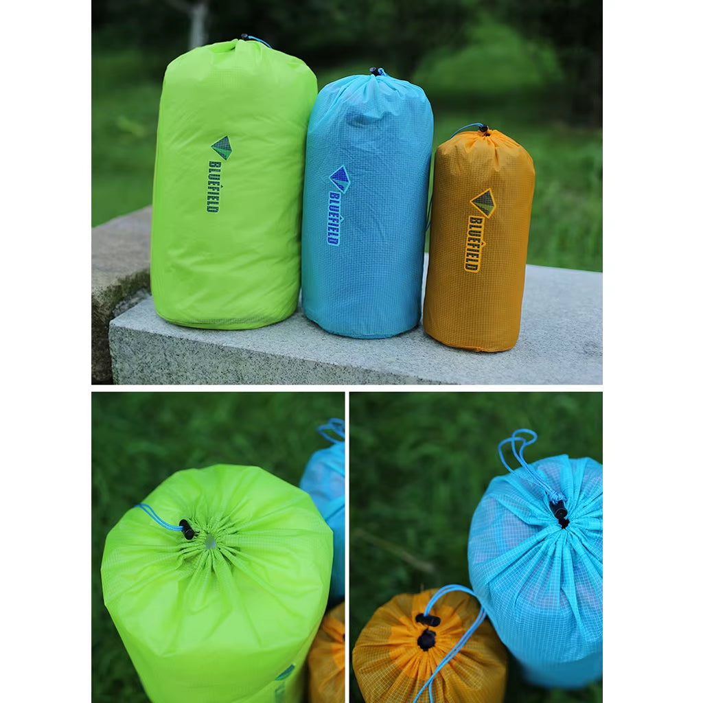 Nylon Waterproof Drawstring Storage Stuff Sack Bag Outdoor Travel Camping Hiking Climbing Accessories